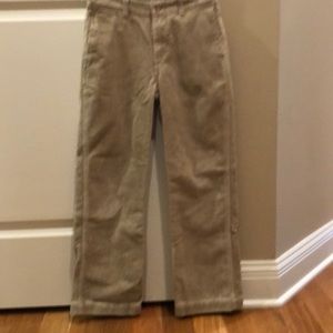 Boys Khaki Corderoy  Polo Pants size 10